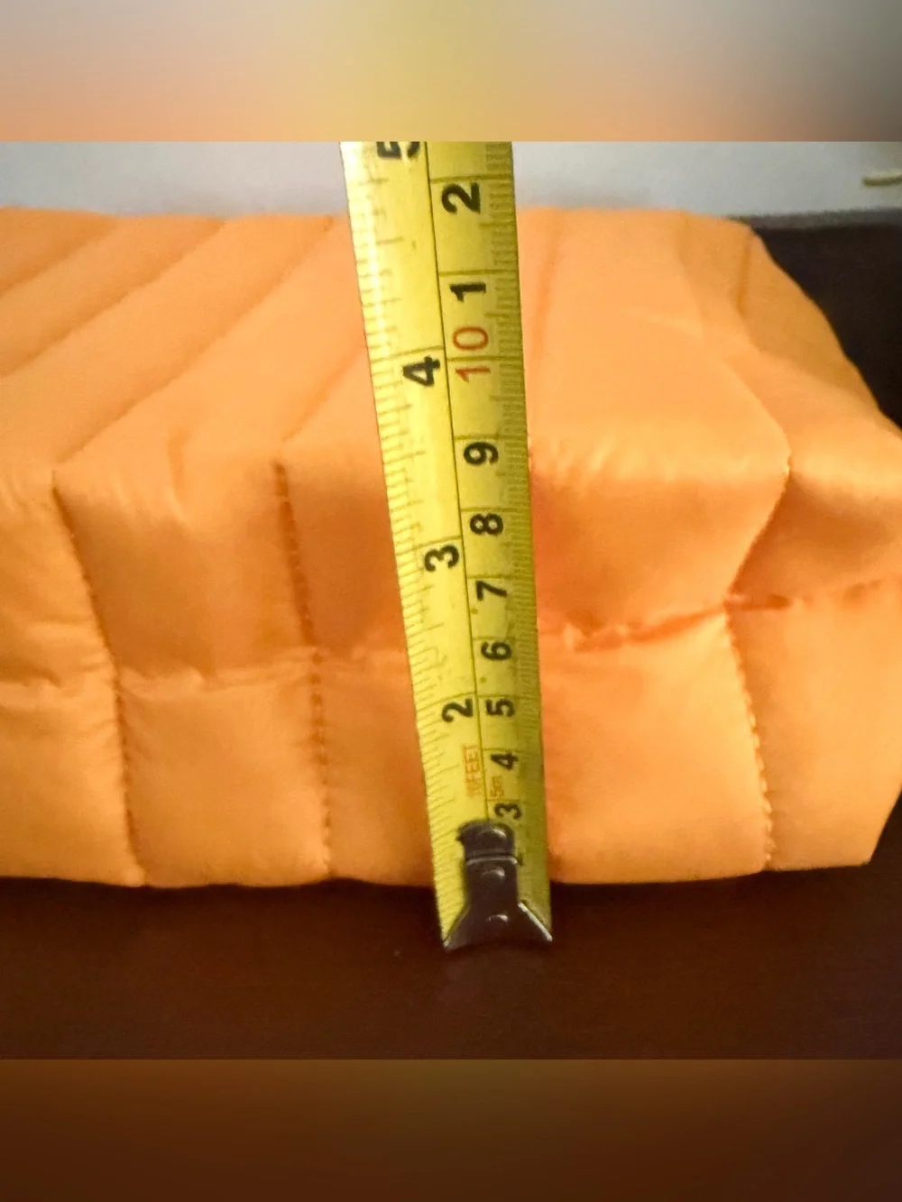Sol de Janeiro Yellow Quilted Makeup Bag Cosmetic Travel Pouch Zip Case Large 62